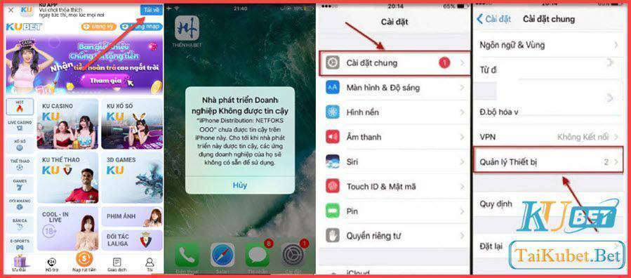 Tải Kubet cho iOS